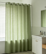 Minimalist beige-gray linen curtains (versatile whole-house decor)